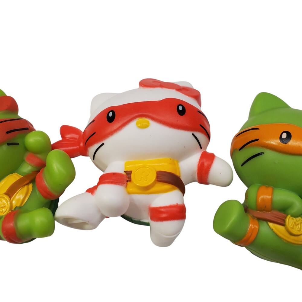 Hello Kitty Teenage Mutant Ninja Turtles McDonalds Happy Meal Toys - Picture 3 of 10